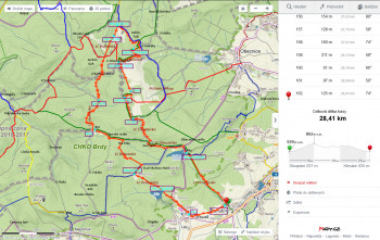 C9 – Na Bor, Jordán a Tok 28,5 km