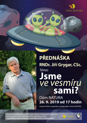 Beseda Jiří Grygar - Jsme ve vesmíru sami?